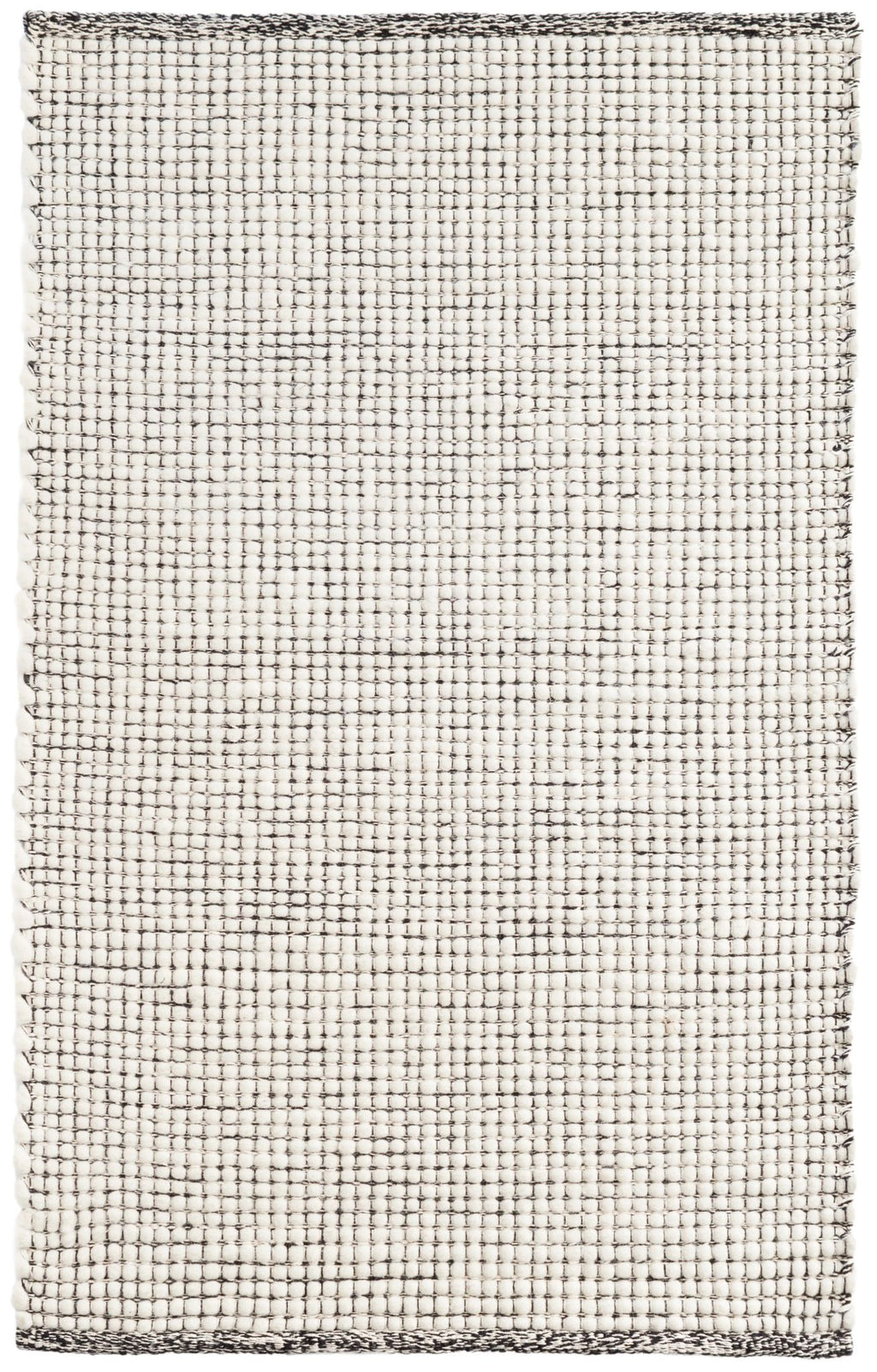 Network Black Handwoven Wool Rug - DA919 - 10x14