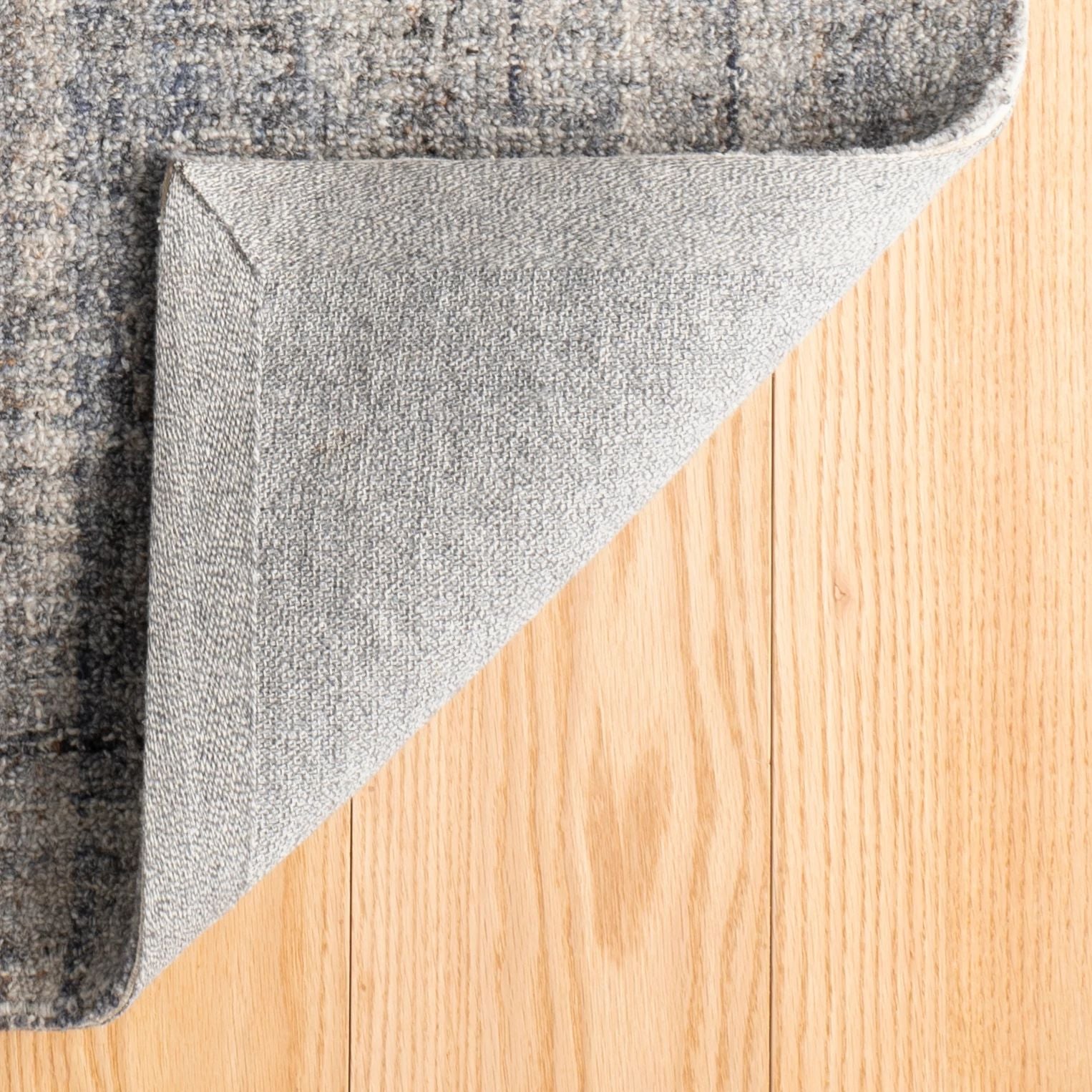 Harris Blue/Brown Hand Micro Hooked Wool Rug - DA922 - 10x14
