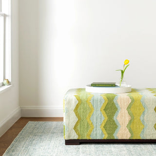Quartz Ocean Handwoven Viscose/Cotton Rug - DA928 - 10x14