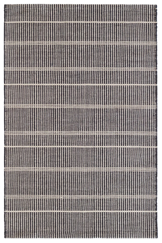 Samson Black Handwoven Indoor/Outdoor Rug - DA960 - 10x14