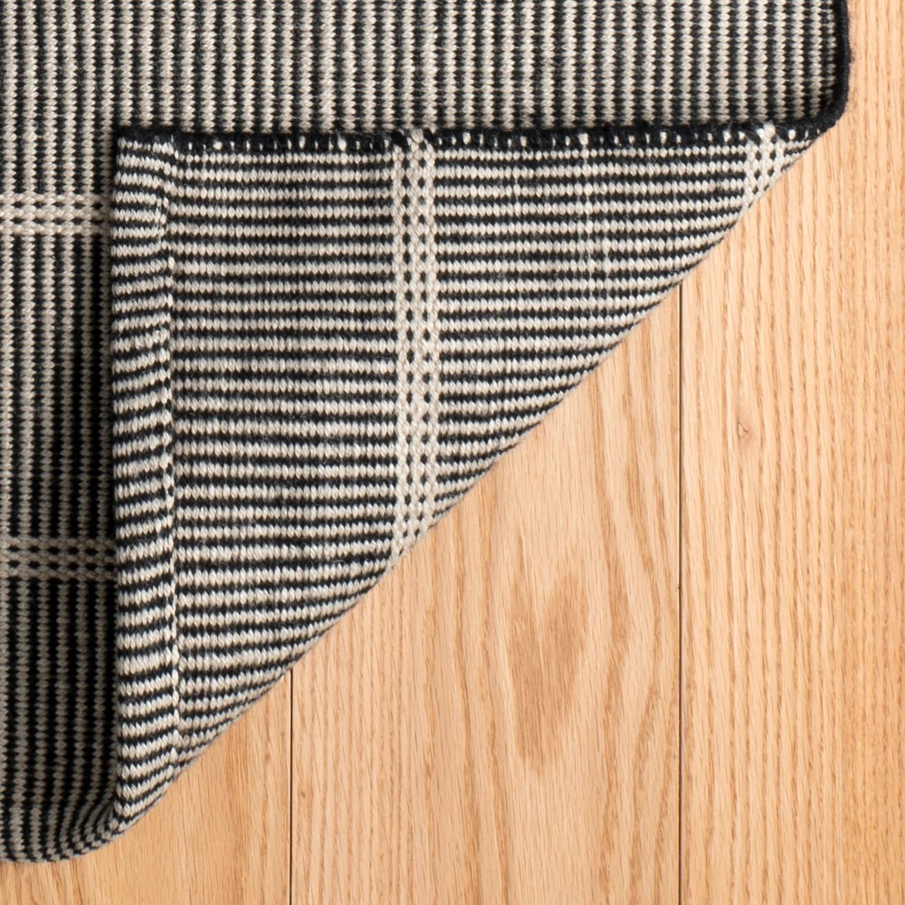 Samson Black Handwoven Indoor/Outdoor Rug - DA960 - 10x14