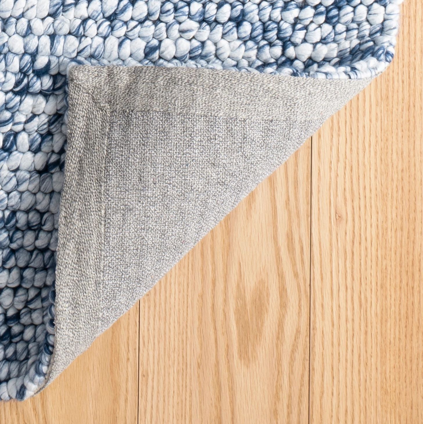 Niels Navy Handwoven Wool/Viscose Rug - DA967 - 10x14