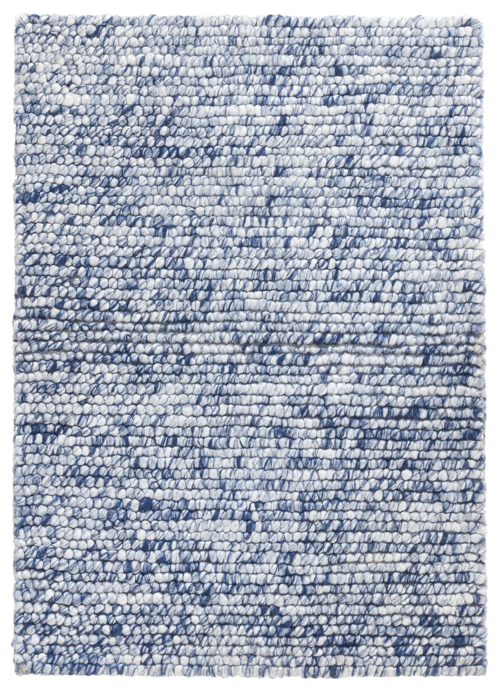 Niels Navy Handwoven Wool/Viscose Rug - DA967 - 10x14