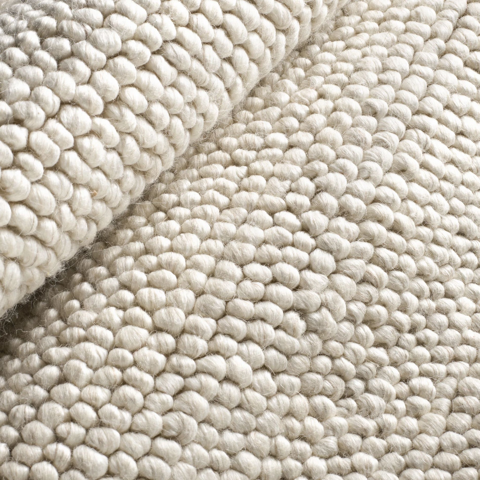 Niels Ivory Handwoven Wool/Viscose Rug - DA968 - 10x14