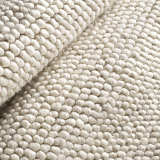 Niels Ivory Handwoven Wool/Viscose Rug - DA968 - 10x14
