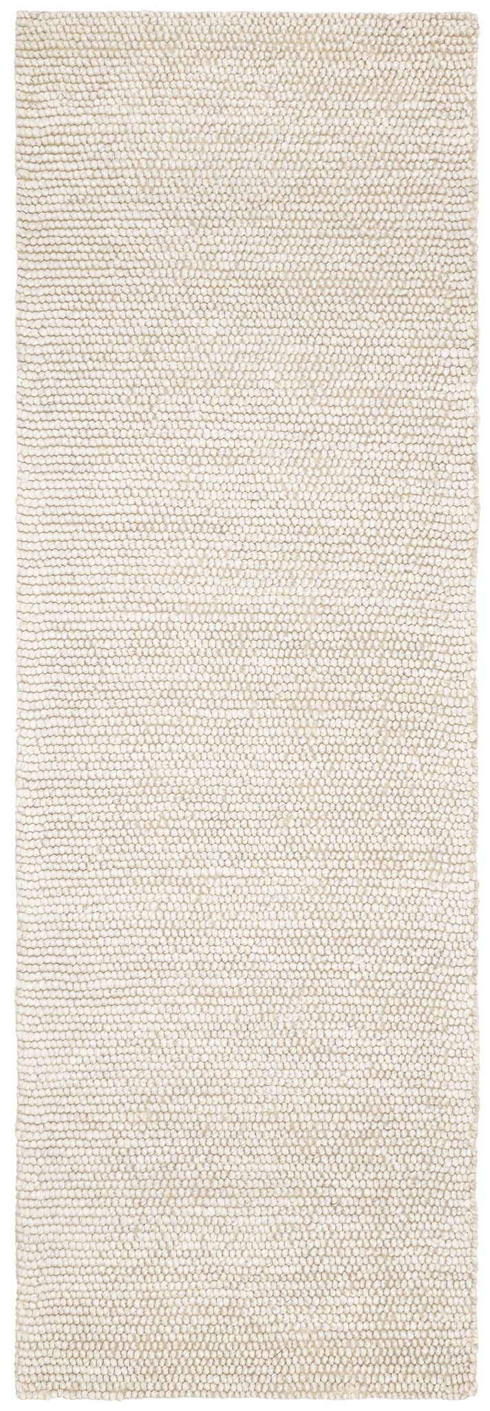 Niels Ivory Handwoven Wool/Viscose Rug - DA968 - Runner-2.5x8