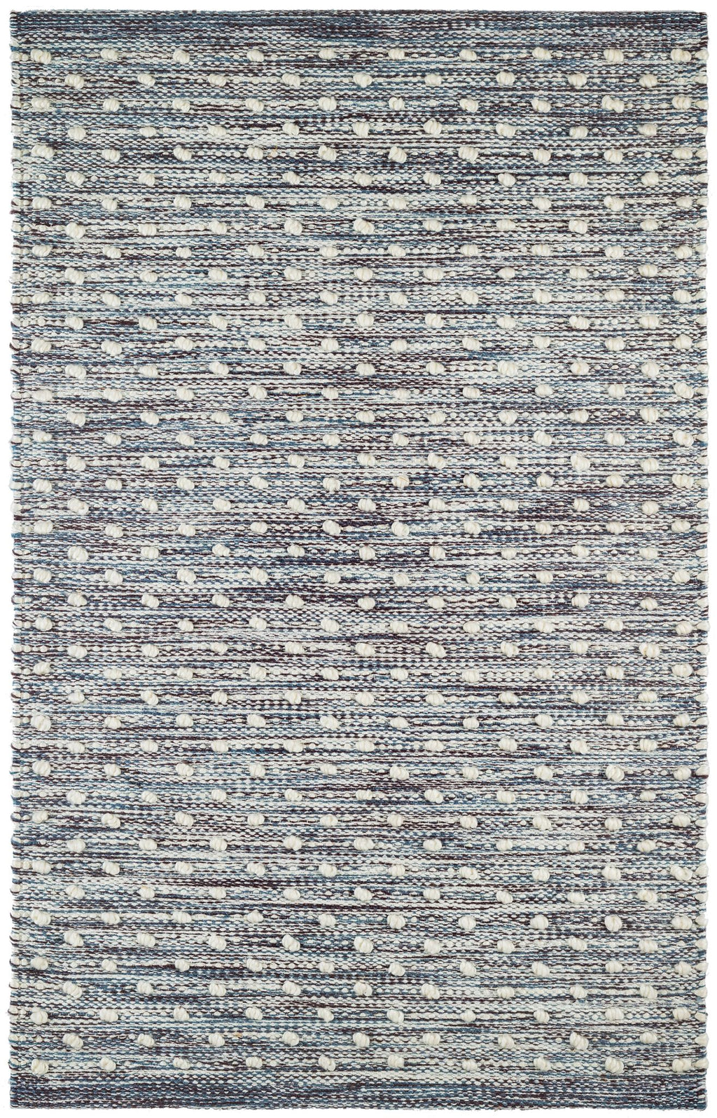 Hobnail Blue Handwoven Performance Rug - DA997 - 10x14
