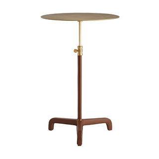 Addison Leather Adjustable Side Table