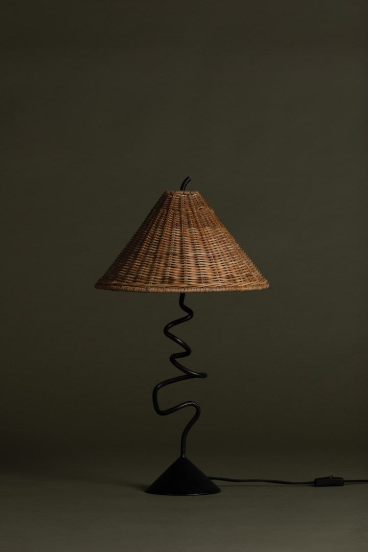 Iron Twist Lamp