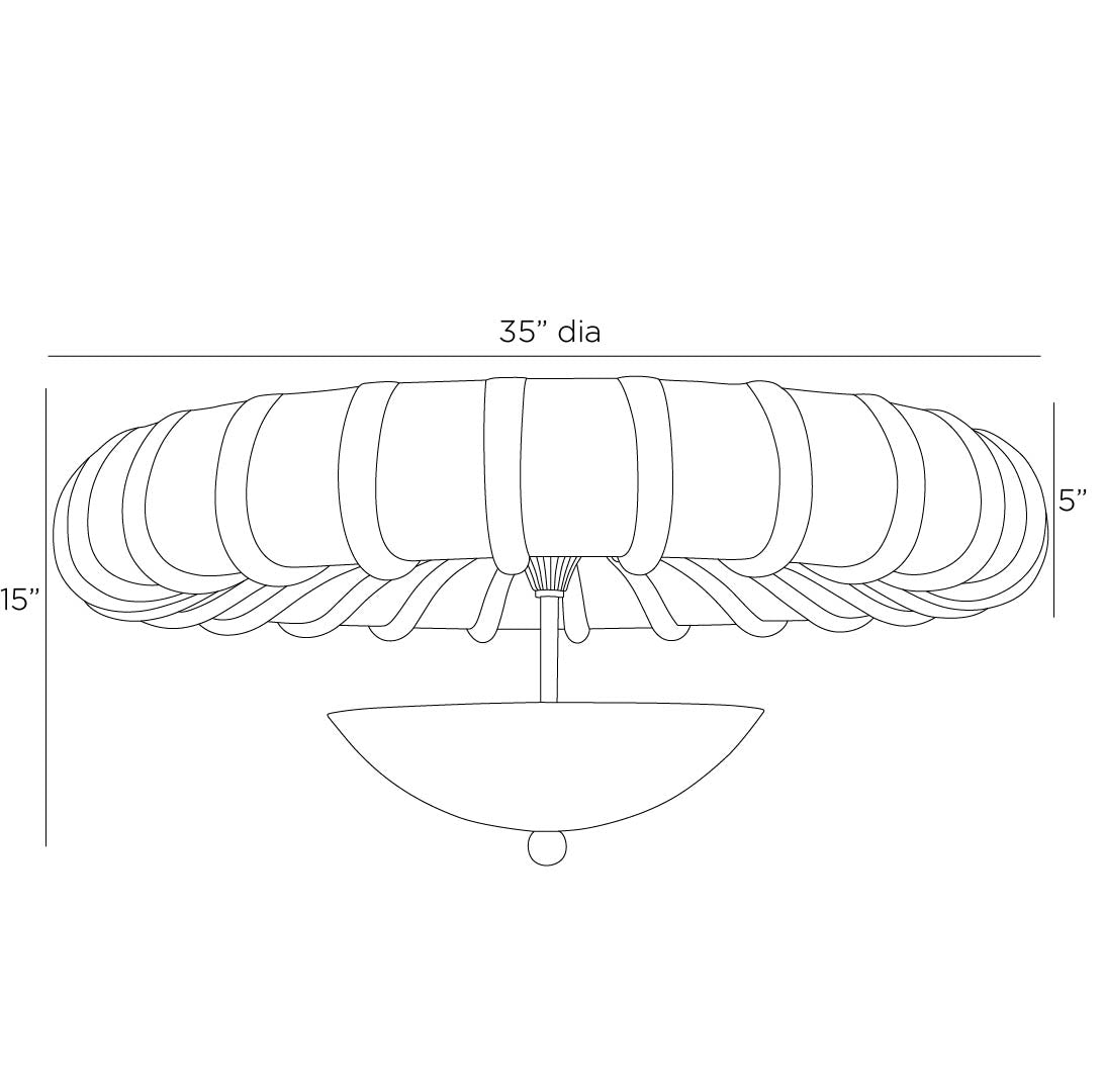 Camella Flush Mount