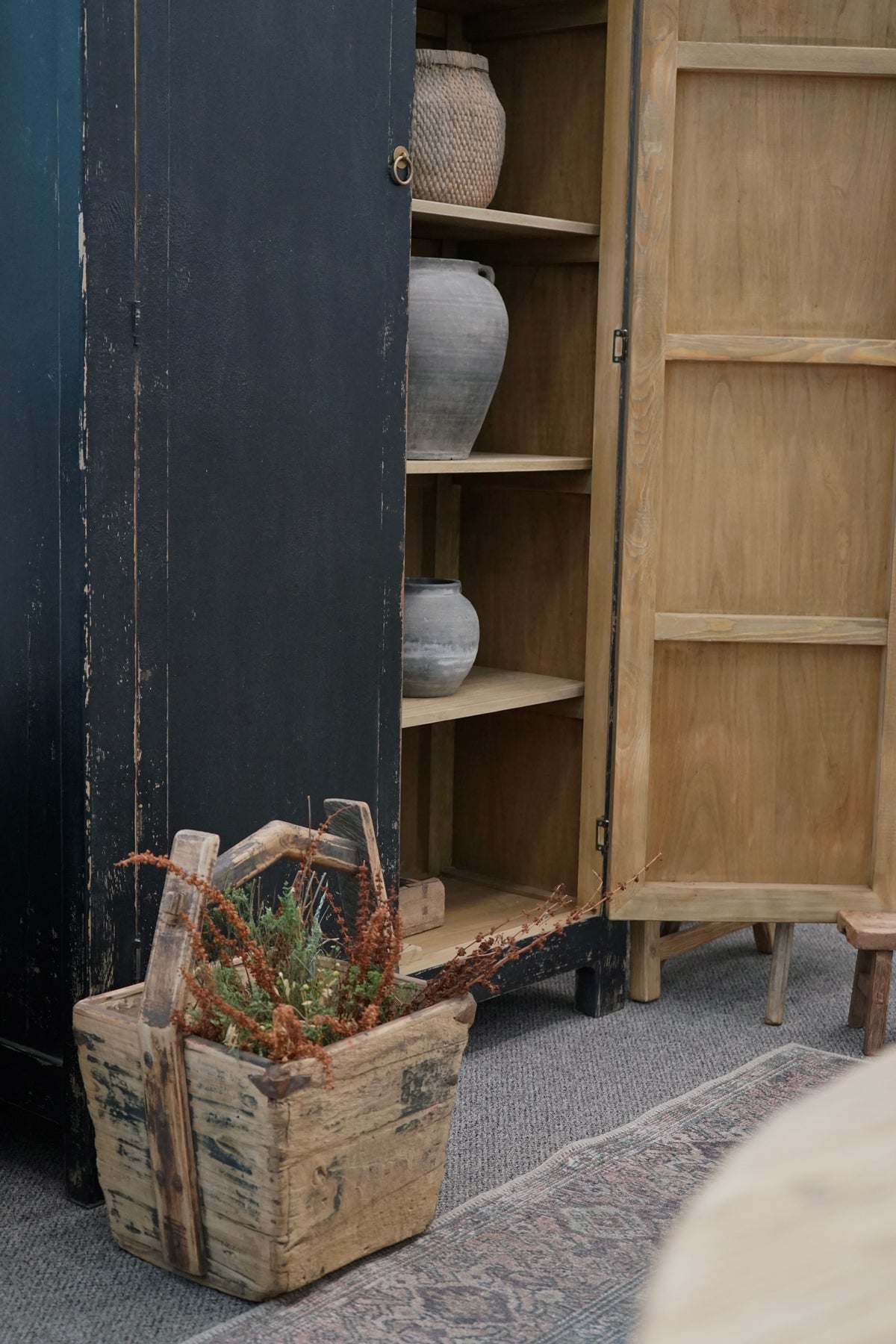 Tall Alwin Armoire - Reclaimed Wood