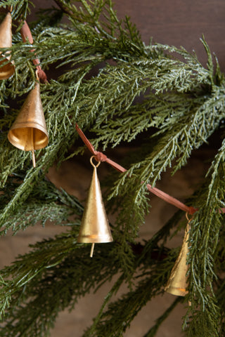 Velvet Ribbon Cone Bells