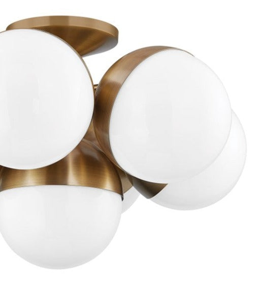 Cotton Globes Chandelier
