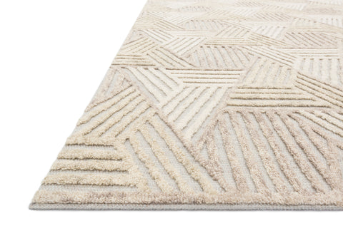 Ehren Oatmeal / Ivory 11'-6" x 15' Area Rug - EHR-04 - 11'-6" x 15'