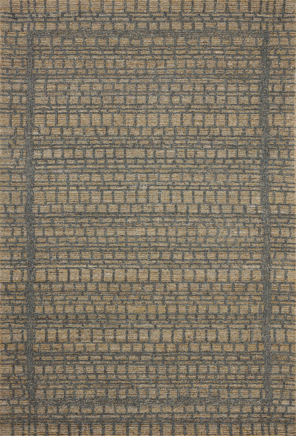 Elias Wheat / Charcoal 9'-3" x 13' Area Rug - ELA-05 - 9'-3" x 13'