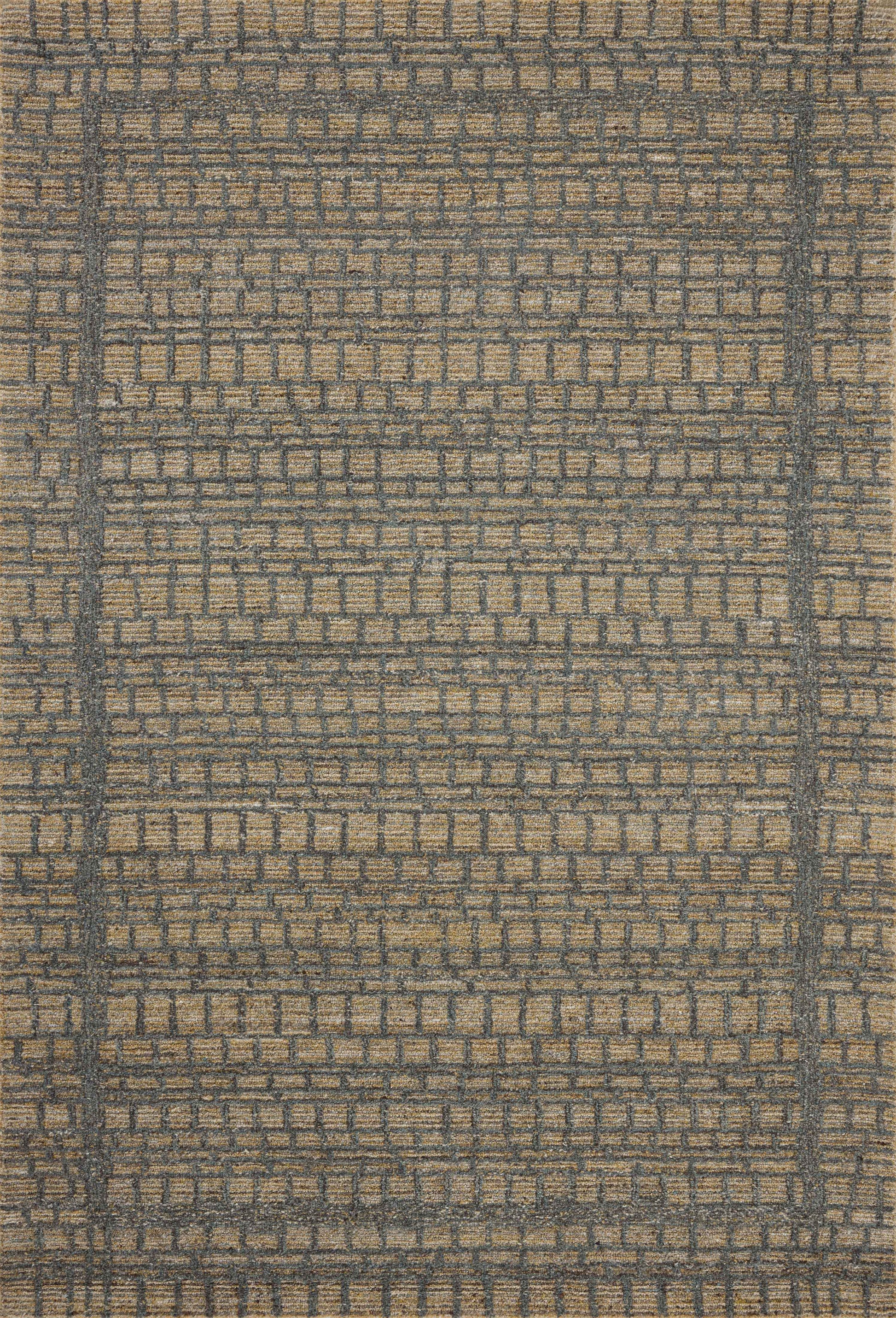 Elias Wheat / Charcoal 9'-3" x 13' Area Rug - ELA-05 - 9'-3" x 13'
