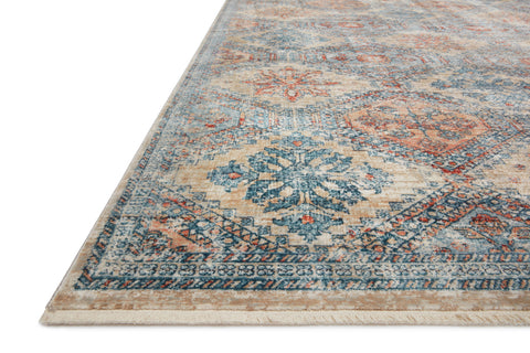 Magnolia Home By Joanna Gaines x Loloi Elise Multi / Blue 11'-6" x 15'-8" Area Rug - ELI-02 - 11'-6" x 15'-8"