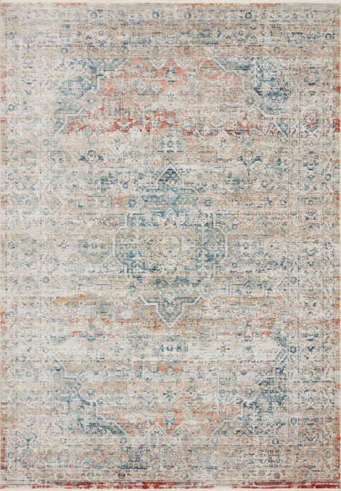 Magnolia Home By Joanna Gaines x Loloi Elise Neutral / Multi 11'-6" x 15'-8" Area Rug - ELI-03 - 11'-6" x 15'-8"