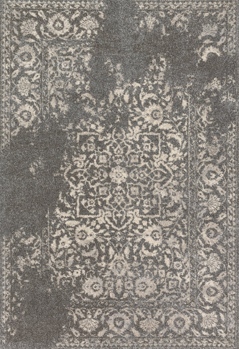 Emory Charcoal / Ivory 8'-11" x 12'-5" Area Rug - EB-01 - 8'-11" x 12'-5"