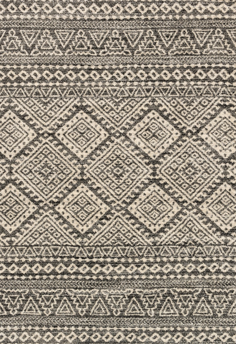 Emory Graphite / Ivory 8'-11" x 12'-5" Area Rug - EB-08 - 8'-11" x 12'-5"