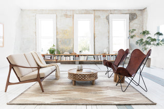 Evelina Taupe / Bark Rug