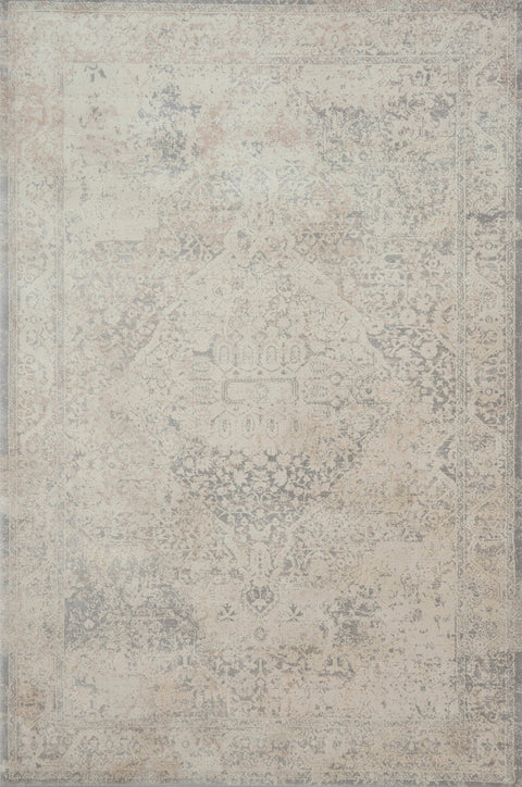 Magnolia Home By Joanna Gaines x Loloi Everly Ivory 5'-3" x 7'-8" Area Rug - VY-03 - 5'-3" x 7'-8"