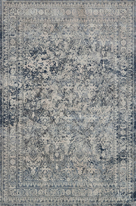 Magnolia Home By Joanna Gaines x Loloi Everly Slate 7'-10" x 10'-10" Area Rug - VY-04 - 7'-10" x 10'-10"