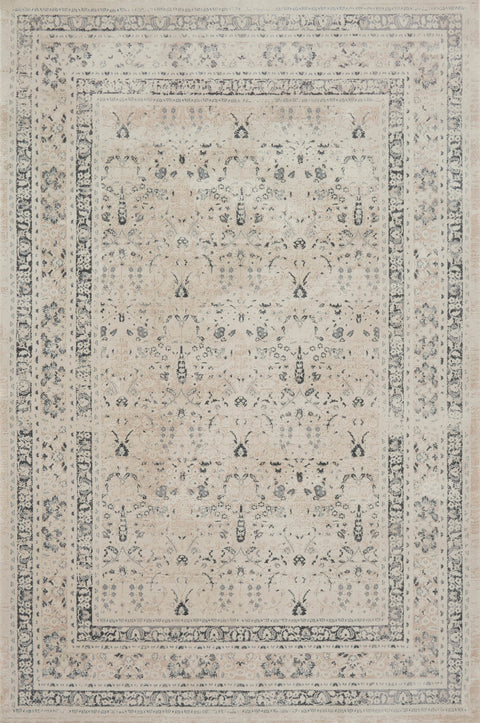 Magnolia Home By Joanna Gaines x Loloi Everly Ivory / Sand 7'-10" x 10'-10" Area Rug - VY-05 - 7'-10" x 10'-10"