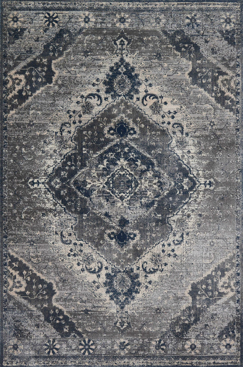 Magnolia Home By Joanna Gaines x Loloi Everly Silver / Grey 12'-0" x 15'-0" Area Rug - VY-07 - 12'-0" x 15'-0"