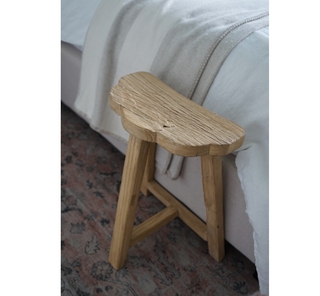 Lilliana Scalloped Stool