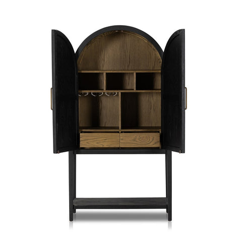 KoKo Bar Cabinet, Matte Black