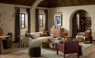 Rooney Fringe Ottoman