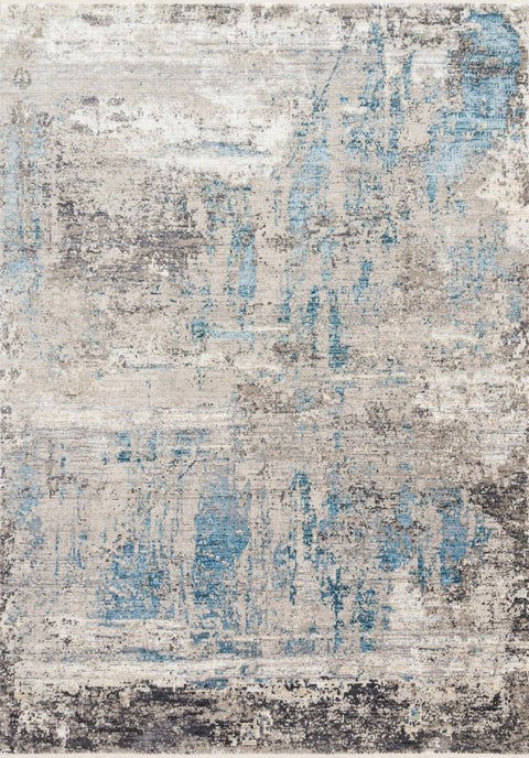 Franca Grey / Ocean 11'-6" x 15'-7" Area Rug - FRN-05 - 11'-6" x 15'-7"