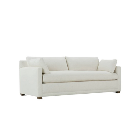 Sylvie Bench Upholstered Sofa 88", Bone White