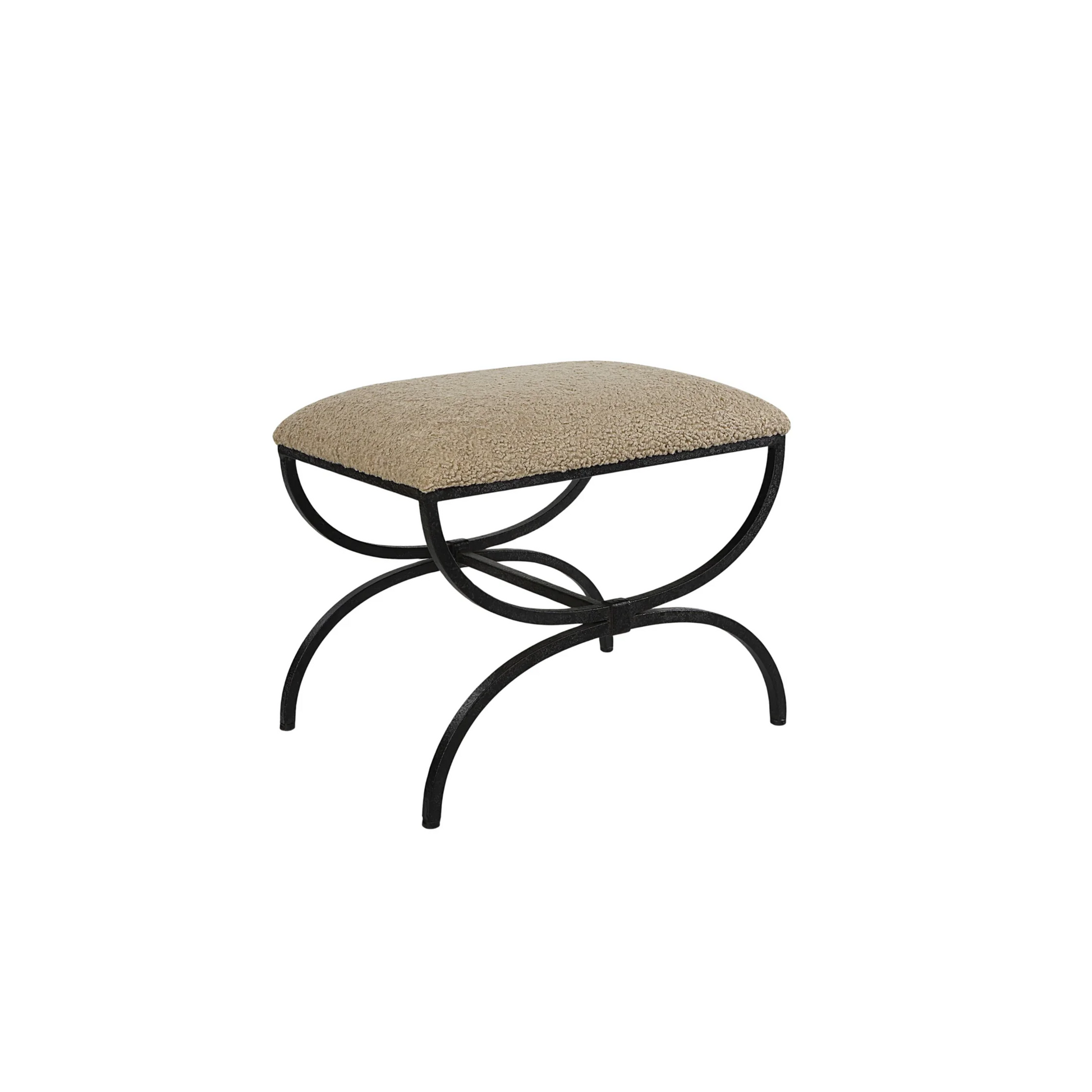 Shearling Ottoman