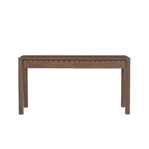 Winslowe Scalloped Console Table