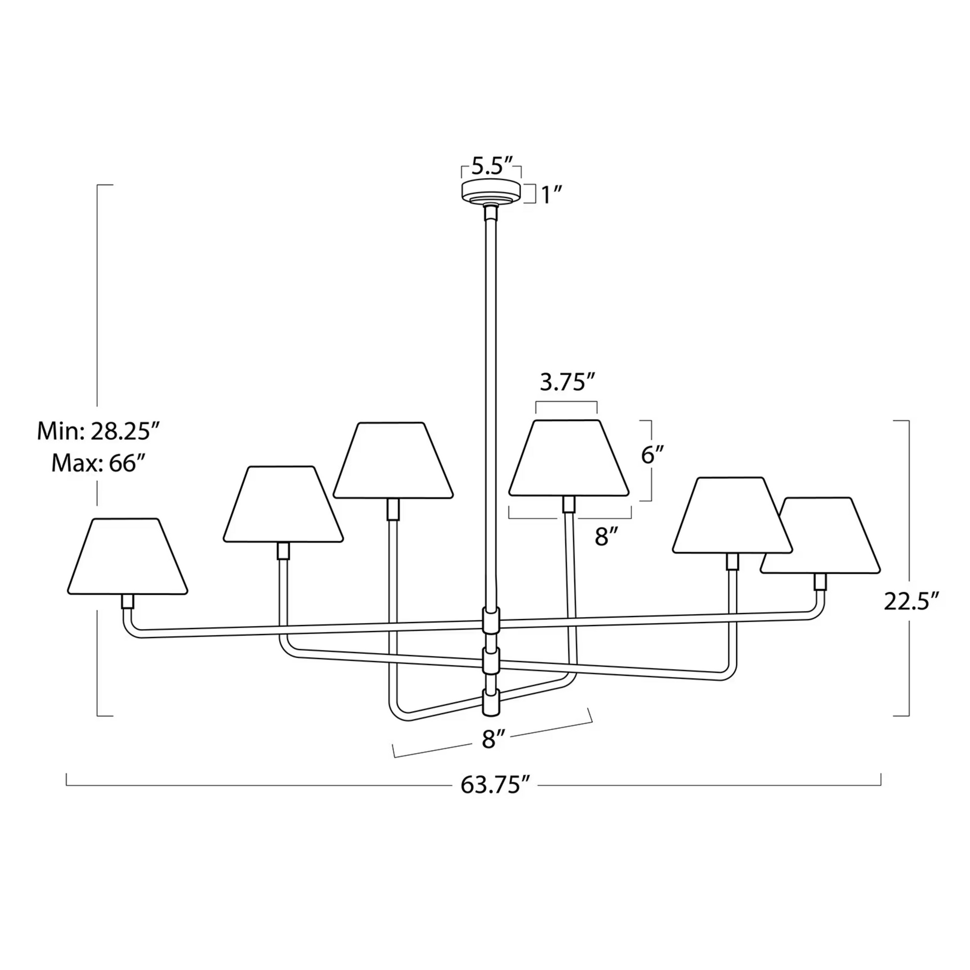 Polly Linear Chandelier