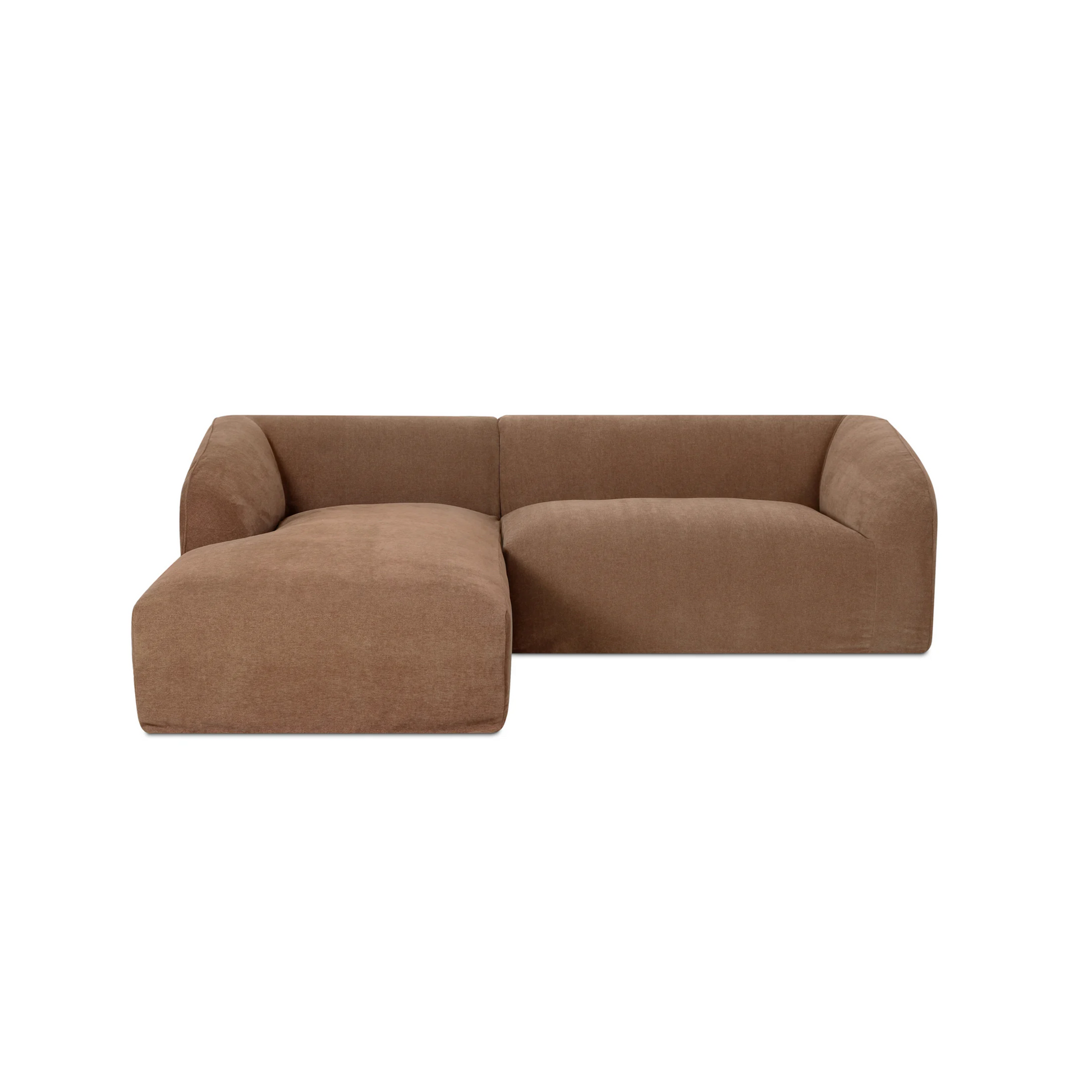 Isla Nook 2 Piece Modular Sectional Left Mocha