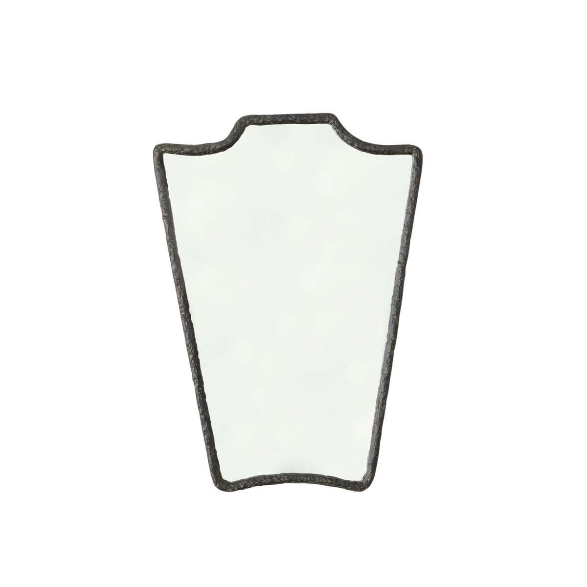 Bouclier Cast Metal Wall Mirror
