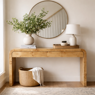 Harrod Burl Console Table