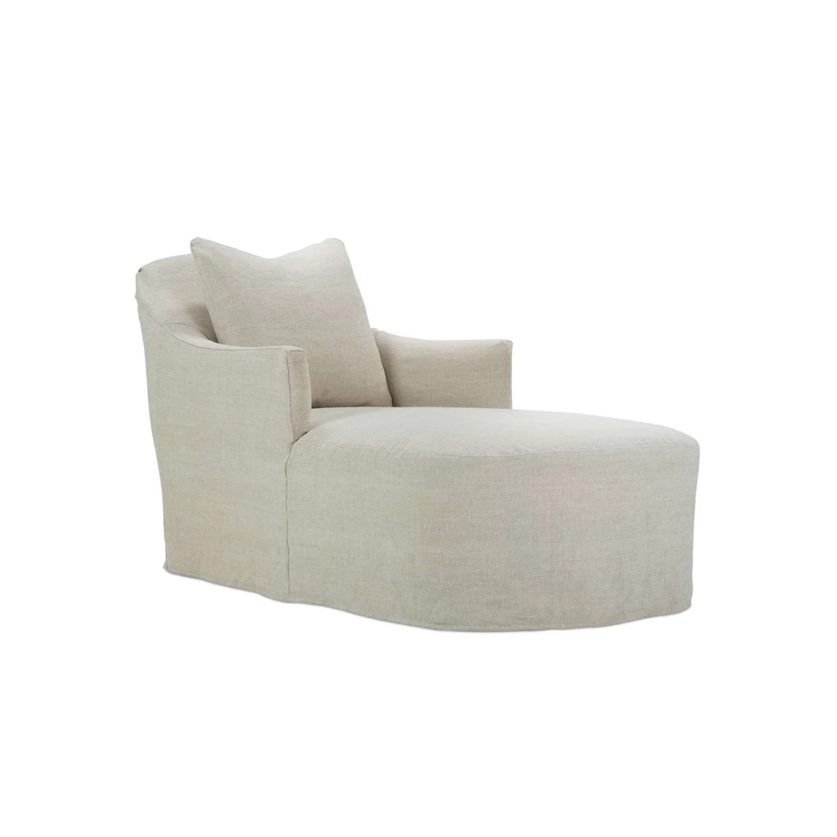 Prairie Slipcovered Chaise