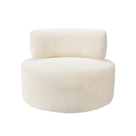 Mara Boucle Swivel Chair