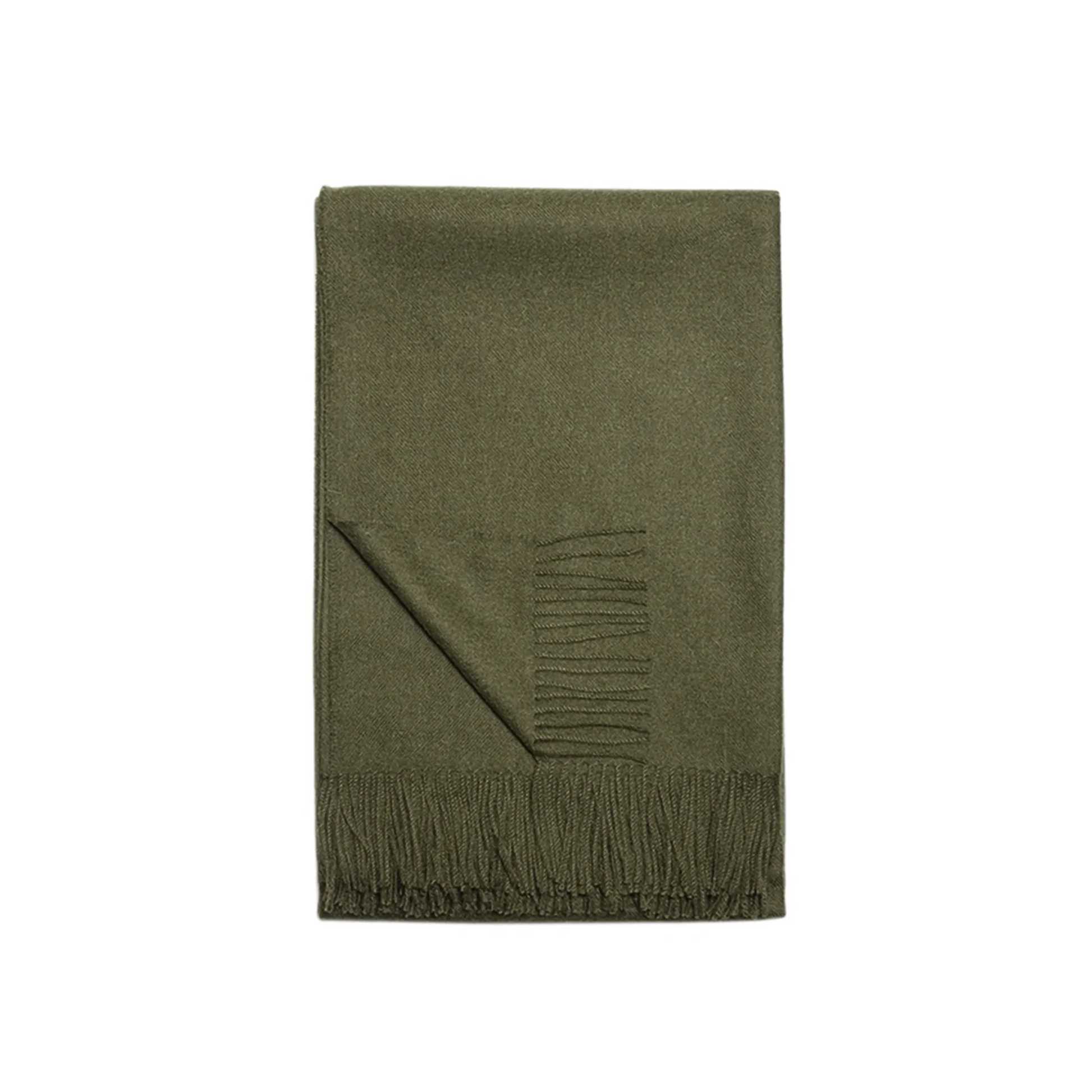 Olive Alpaca Throw