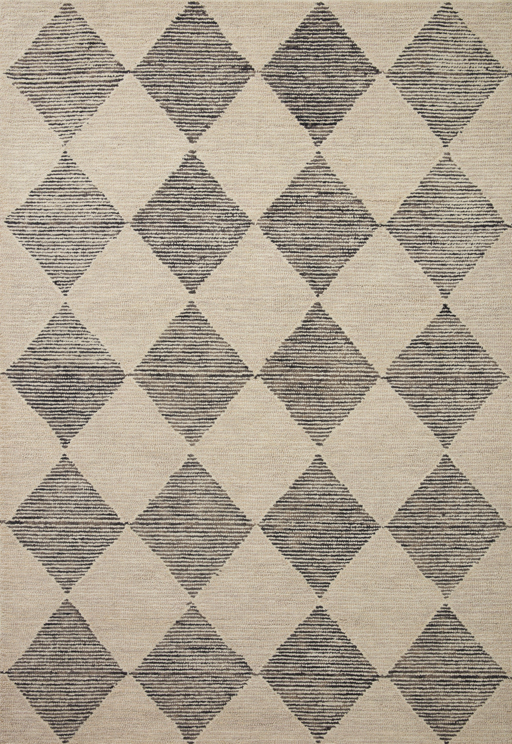 Chris Loves Julia × Loloi Francis Beige / Charcoal Rug