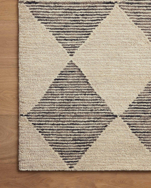 Chris Loves Julia × Loloi Francis Beige / Charcoal Rug