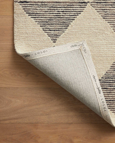 Chris Loves Julia × Loloi Francis Beige / Charcoal Rug