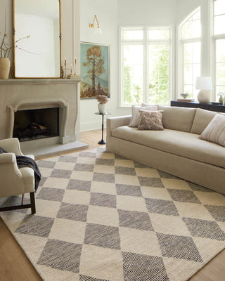Chris Loves Julia × Loloi Francis Beige / Charcoal Rug
