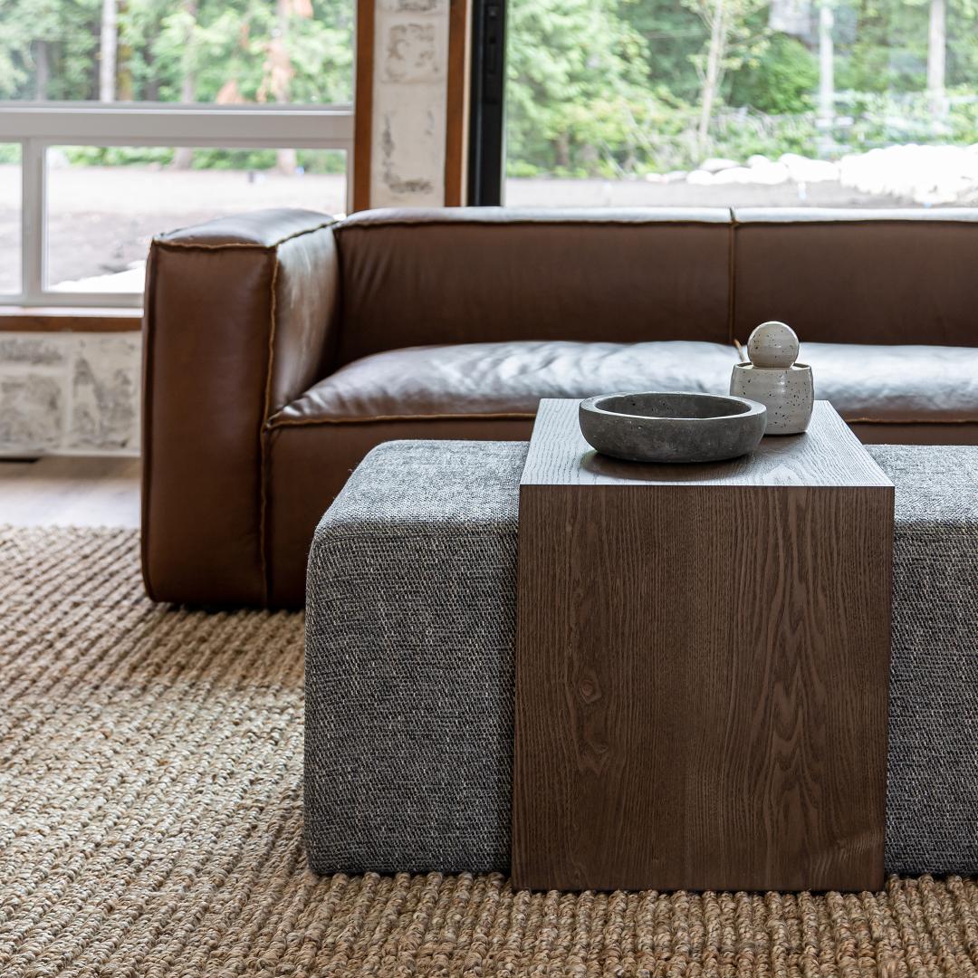 Pepper and Oak Coffee Ottoman