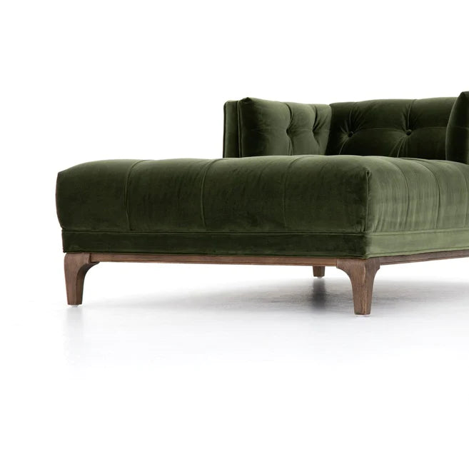 Theo Olive Chaise