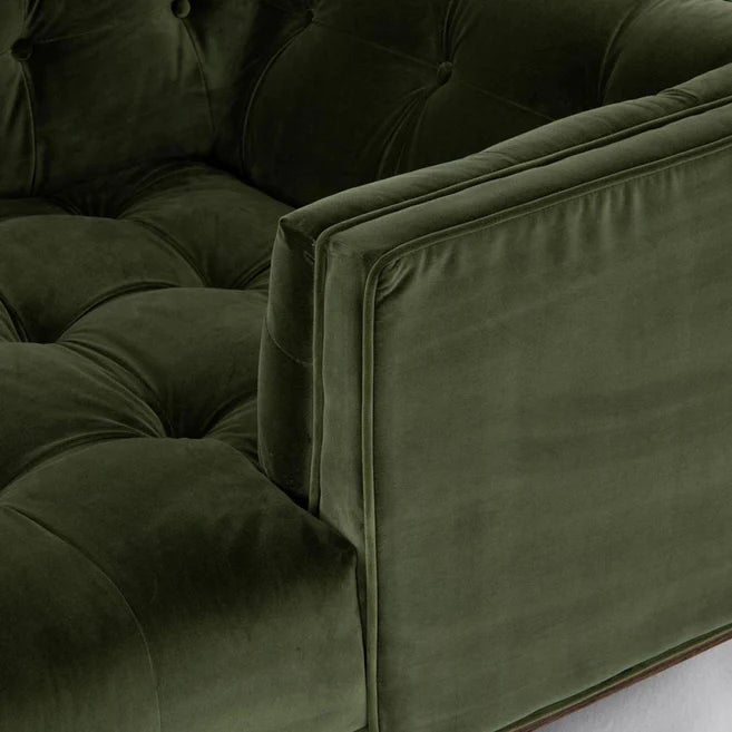 Theo Olive Chaise